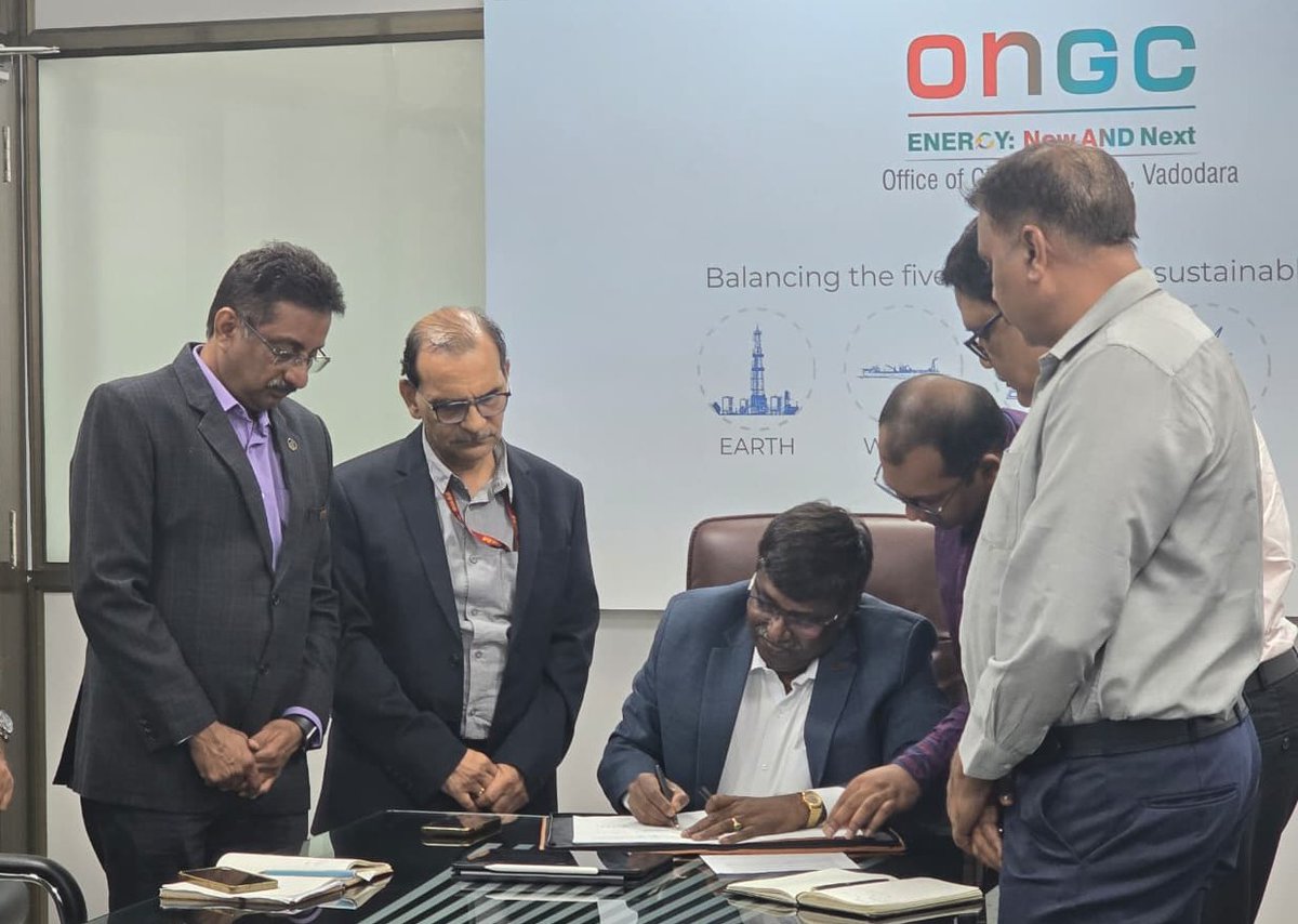 ONGC_'s tweet photo. Strengthening preparedness. Advancing safety. Building global capability.

#ONGC signed a Memorandum of Understanding (MoU) with CUDD Pressure Control, USA, on 29 June 2026 to further enhance its specialised blowout control and well control capabilities.

The collaboration brings together ONGC’s strong indigenous Crisis Management Team, extensive operational experience and emergency-response readiness with CUDD’s global expertise in complex well control operations. It will facilitate knowledge transfer, capacity building, exposure to international technologies and benchmarking against global safety standards.

Building on the successful collaboration during the control of Well RDS#147 in Assam Asset, the partnership reinforces ONGC’s commitment to a stronger, faster and more effective emergency-response framework.

#YouAreEnergy #EnergyNowAndNext