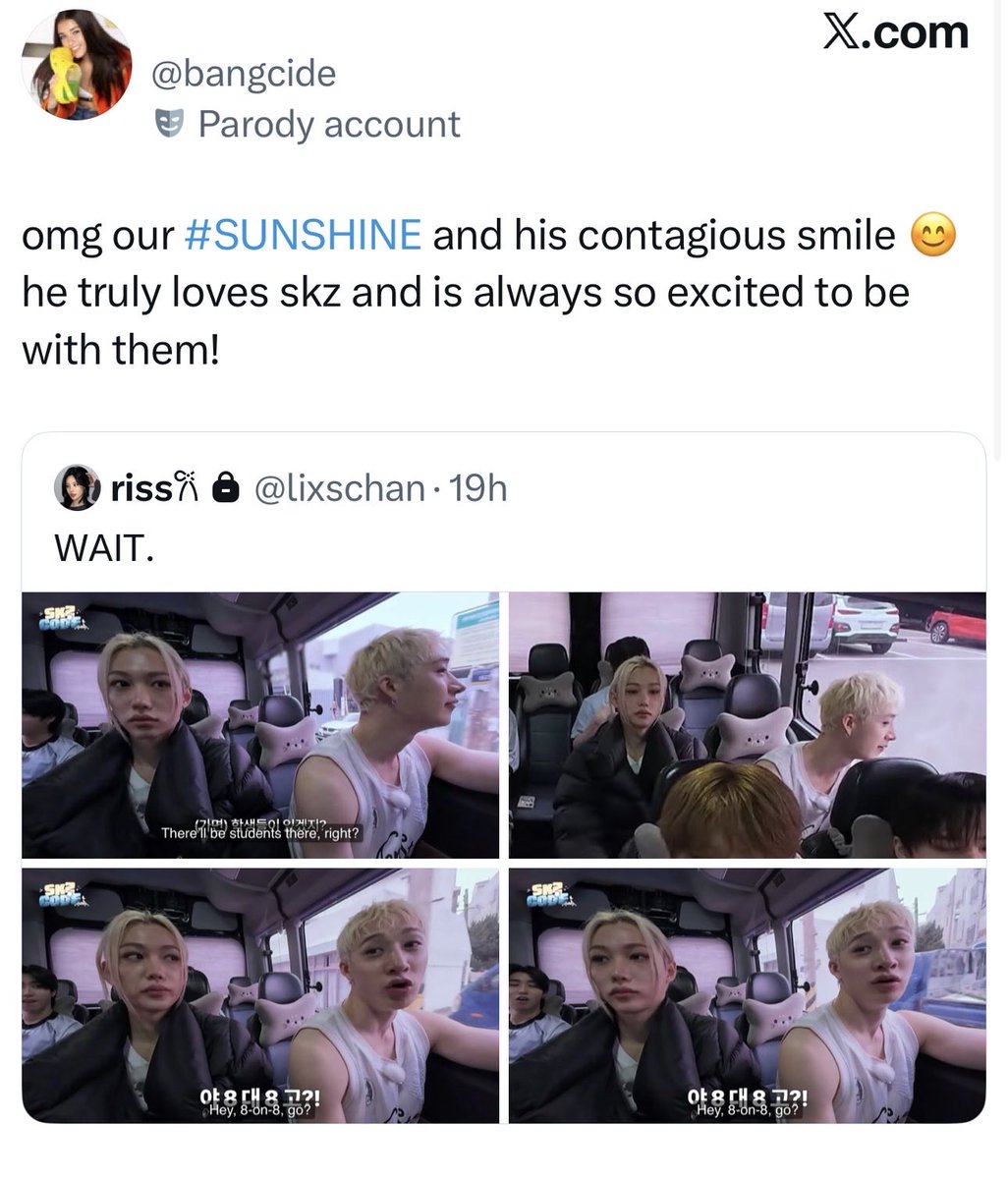 indetootsy's tweet photo. Always blind to people shading felix under the same post you’re the antis yourselves https://t.co/SSgikPw9Sq