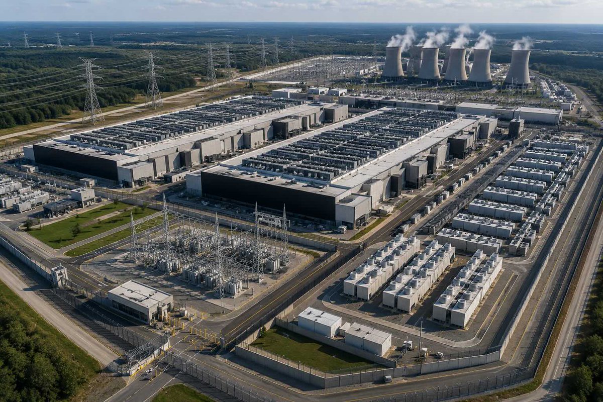 PaperMoneyEcon's tweet photo. The AI Arms Race Has Begun.

This isn't just a race to build better AI models.
It's a race to build:

• Semiconductor fabs
• Data centers
• Electric power
• Transmission lines
• Advanced manufacturing

The winner won't simply have the best software.
It will have the strongest industrial base.

The new Macro Watch video explains why. 

Read more:  https://t.co/tdd0WUOaWD

#AI #ArtificialIntelligence #Semiconductors #Manufacturing