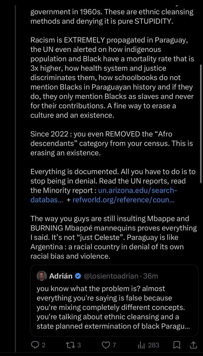 Tcc1157783's tweet photo. @sallysurx Why u deleted this ? Ohh cause u know this is not true and u are spreading fake information about Argentina and Paraguay, u should be ashamed https://t.co/egTAtNRXPi