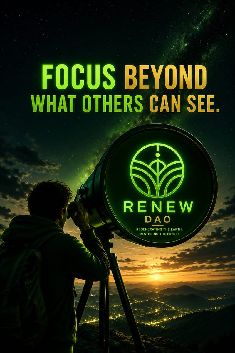 Renew_offical's tweet photo. When you wake up, vet yesterday's activities, did you contribute to humanity and nature? It's simple! Take a seedling, look for somewhere and plant it. You might be creating a place for nest for animals, a shade for the sunny day, an air mopper to provide a purer atmosphere! Be kind today. #FOCUS