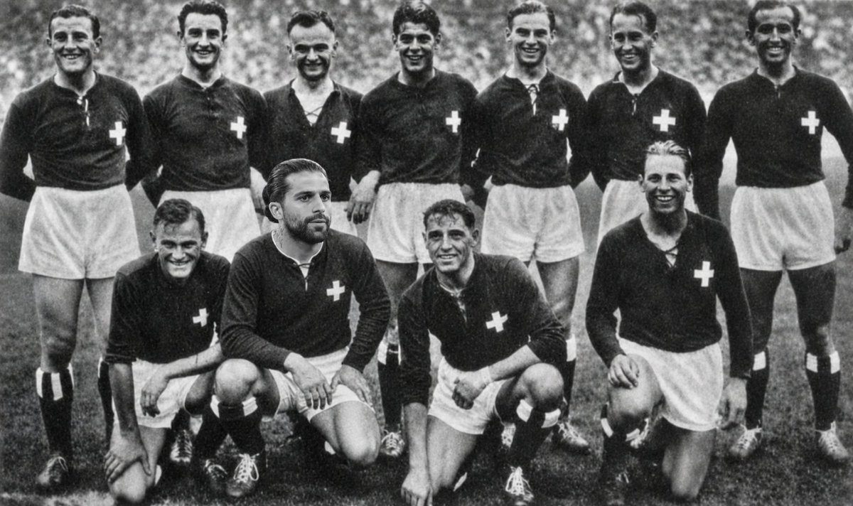 Fearbone18's tweet photo. Die Schweiz stand 1954 das letztmals im WM Viertelfinal. Nur ein Spieler von damals ist immer noch in der Nationalmannscht aktiv. 

#ARGSUI #WorldCup #natimiteuch #RicardoRodriguez https://t.co/hsoqCsYyo5