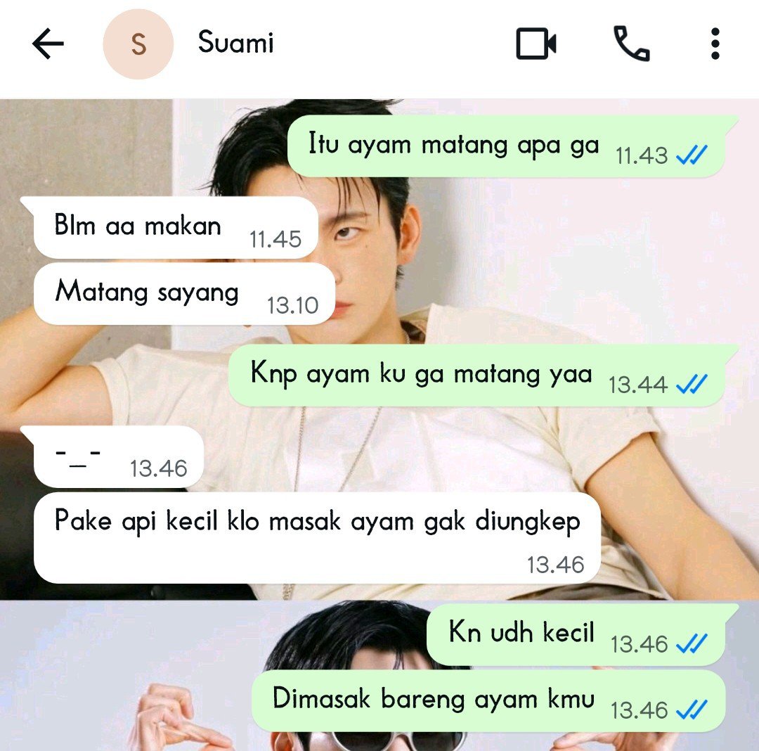 cararasaraa's tweet photo. Obrolan suami istri yg #suami nya lebih jago masak daripada #istri nya ☺

#dailylife https://t.co/WHYLP2sYX2