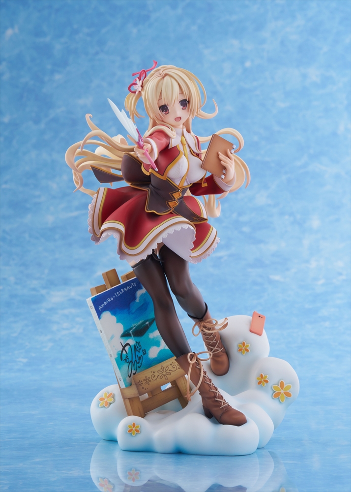 MB_Goods_info's tweet photo. 『天色*アイルノーツ』より、ライゼルグに住んでいる人懐っこい女の子「シャーリィ・ウォリック」を、こもわた遙華先生によるポーズデザインをもとにフィギュア化✨
はだけた姿も再現できる差し替えパーツも😍

メロン特典🍈アクリルキーホルダー

詳細はコチラ
https://t.co/17oR3gN4D1

#ゆずソフト https://t.co/1O1Eom1jFl