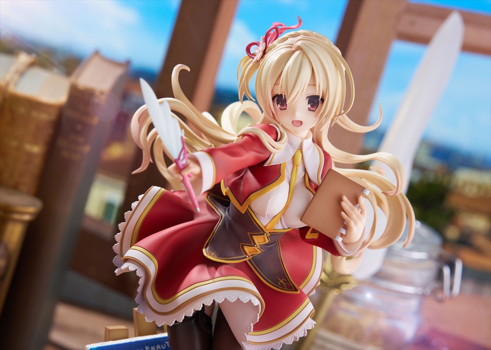 MB_Goods_info's tweet photo. 『天色*アイルノーツ』より、ライゼルグに住んでいる人懐っこい女の子「シャーリィ・ウォリック」を、こもわた遙華先生によるポーズデザインをもとにフィギュア化✨
はだけた姿も再現できる差し替えパーツも😍

メロン特典🍈アクリルキーホルダー

詳細はコチラ
https://t.co/17oR3gN4D1

#ゆずソフト https://t.co/1O1Eom1jFl