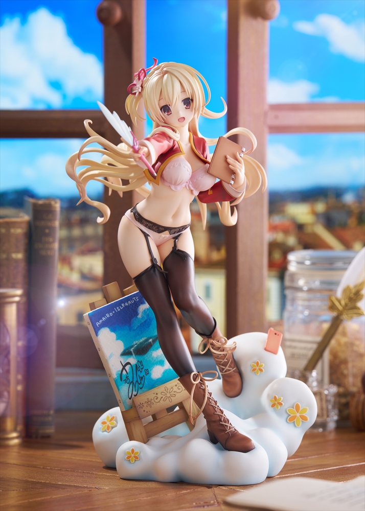 MB_Goods_info's tweet photo. 『天色*アイルノーツ』より、ライゼルグに住んでいる人懐っこい女の子「シャーリィ・ウォリック」を、こもわた遙華先生によるポーズデザインをもとにフィギュア化✨
はだけた姿も再現できる差し替えパーツも😍

メロン特典🍈アクリルキーホルダー

詳細はコチラ
https://t.co/17oR3gN4D1

#ゆずソフト https://t.co/1O1Eom1jFl