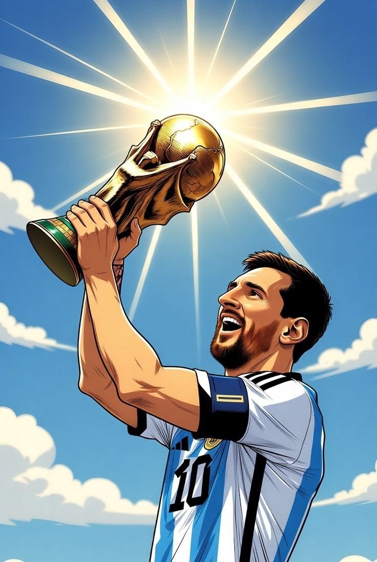 GoalGangTV's tweet photo. @grok @chi_dethinker Maybe by 2030, Ronaldo can use a World Cup trophy to win another Ballon d'Or. 😅
That's how much the World Cup can swing the vote.
If Messi wins another World Cup, don't be surprised if he wins another Ballon d'Or too. 🐐🏆 https://t.co/V0Ekcbr14B