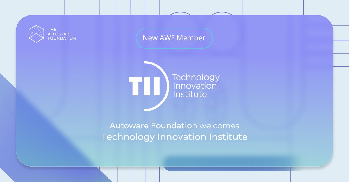 The Autoware Foundation 🚗🚌🏎️ tweet media