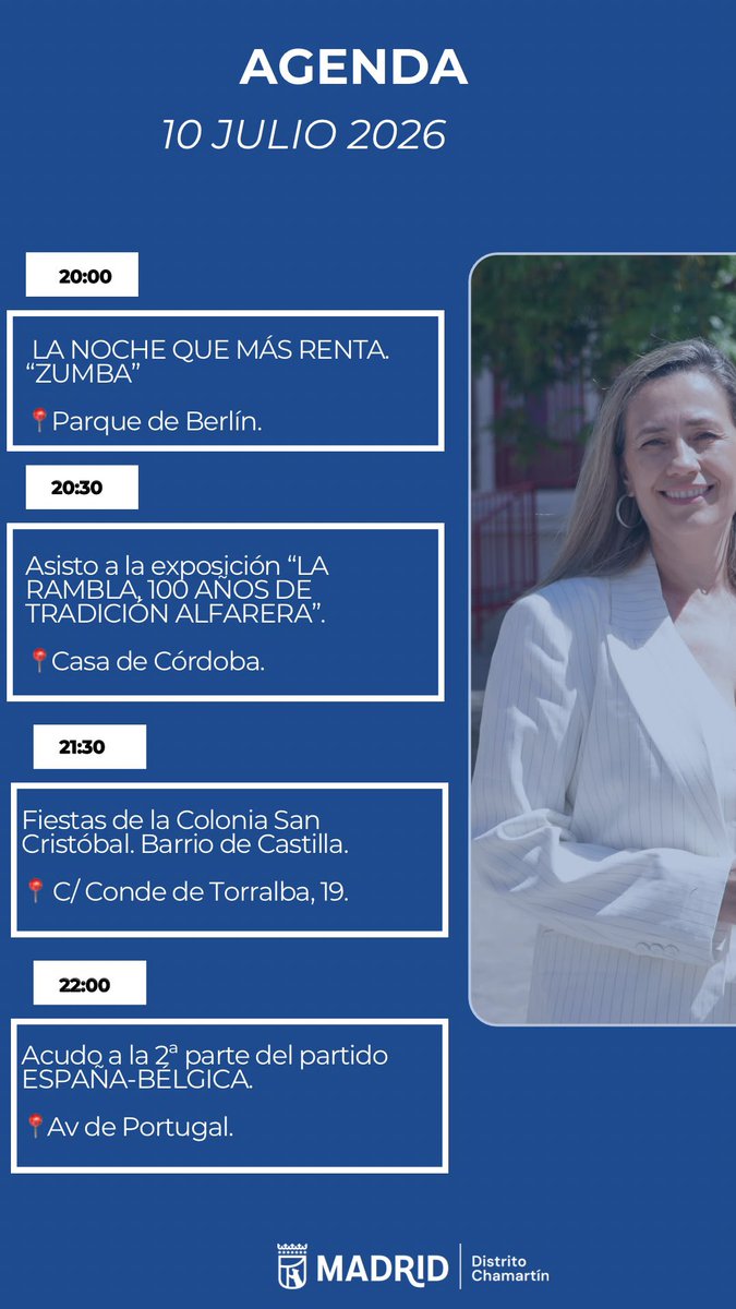 _EstradaYolanda's tweet photo. Mi agenda para hoy #10j .
#ChamartínAvanza . https://t.co/2WfqcVz003