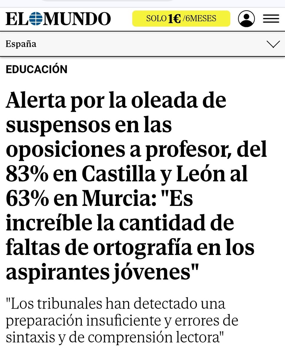 SomXlaPublica's tweet photo. Eso es porque no han evaluado lo entretenidos y motivados que han estado, ni si han sido felices durante la educación primaria, la educación secundaria y el hiperpedagogizado grado de maestro. https://t.co/zYcbxXbuq3