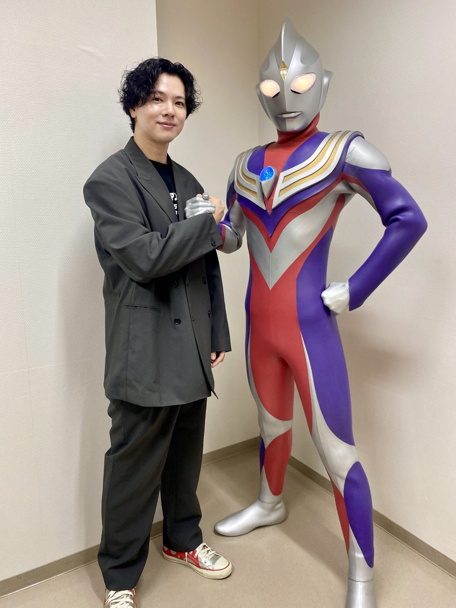 TakahashiHyouri's tweet photo. 祝！#ウルトラマン60周年 おめでとうございます！

「#ウルトラマンの日 in 杉並公会堂」
上映イベント『ウルトラマンティガ』『ウルトラマン誕生』
MCを務めさせていただきました。

今日という日をウルトラマンを愛するみんなと分かち合えた幸せ、一生忘れません。
ありがとうございました！ https://t.co/nz3YLb80Gy