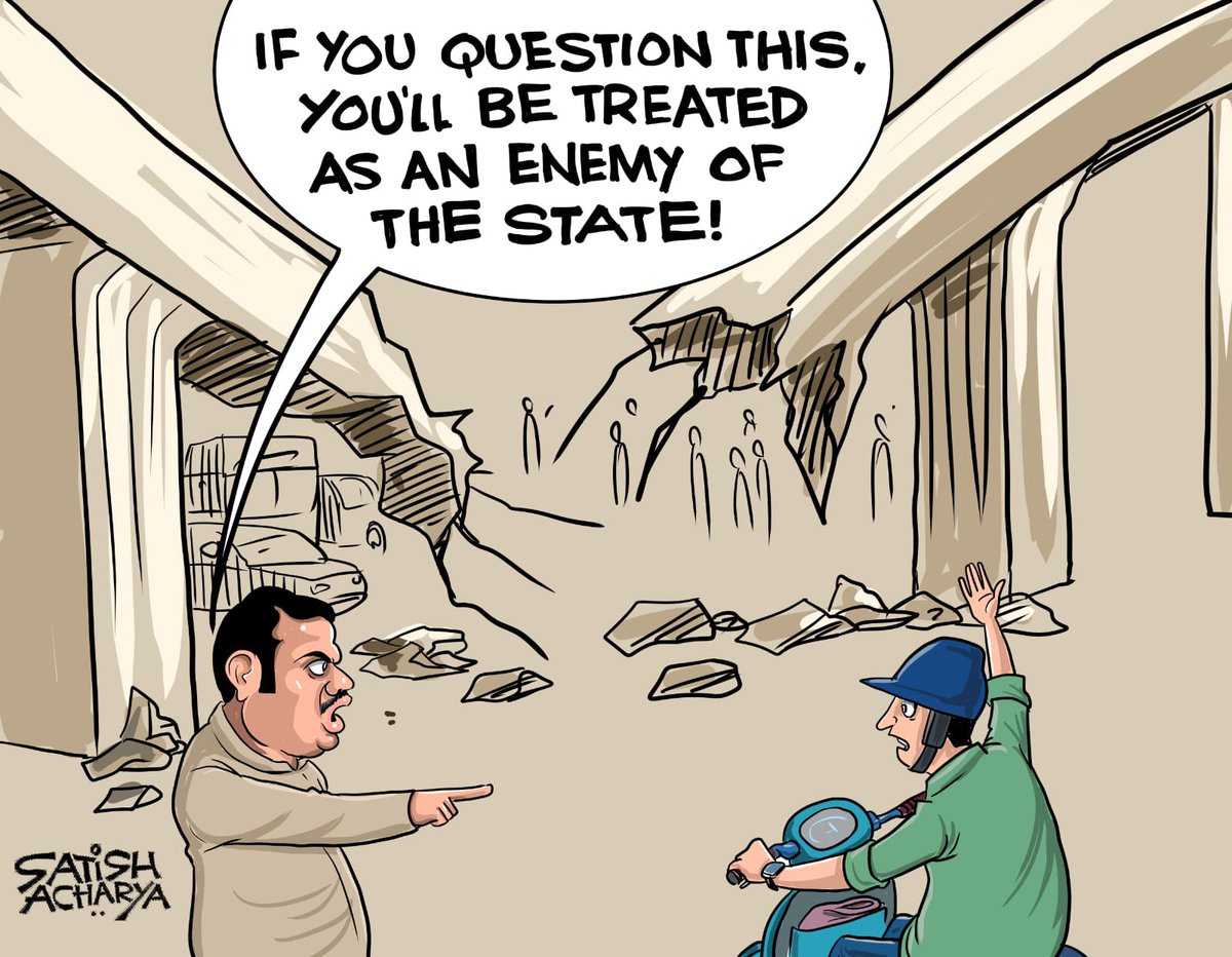 satishacharya's tweet photo. Enemy of the State! #Maharashtra https://t.co/uKFcxr9wQ4