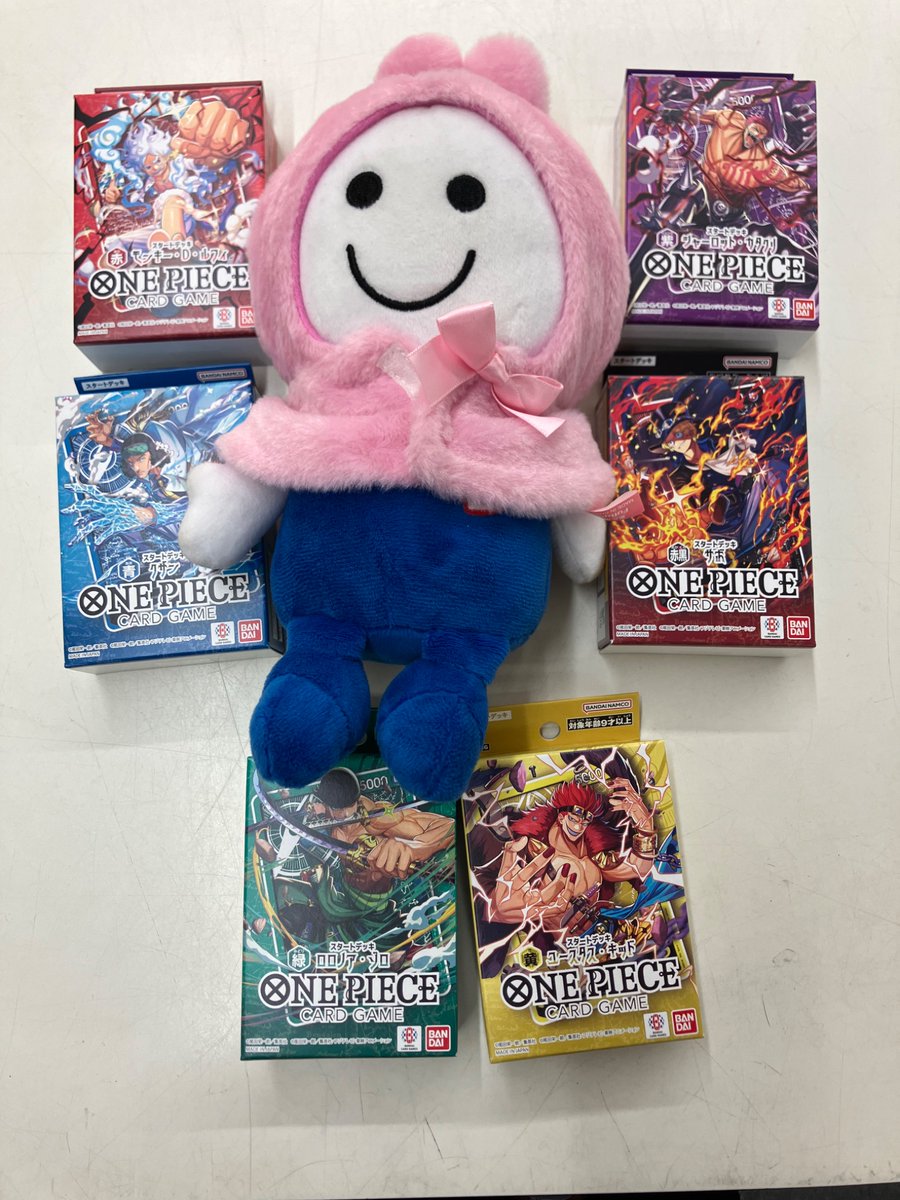 🏴‍☠️ワンピースカード入荷情報🏴‍☠️ スタートデッキ ・赤ルフィ