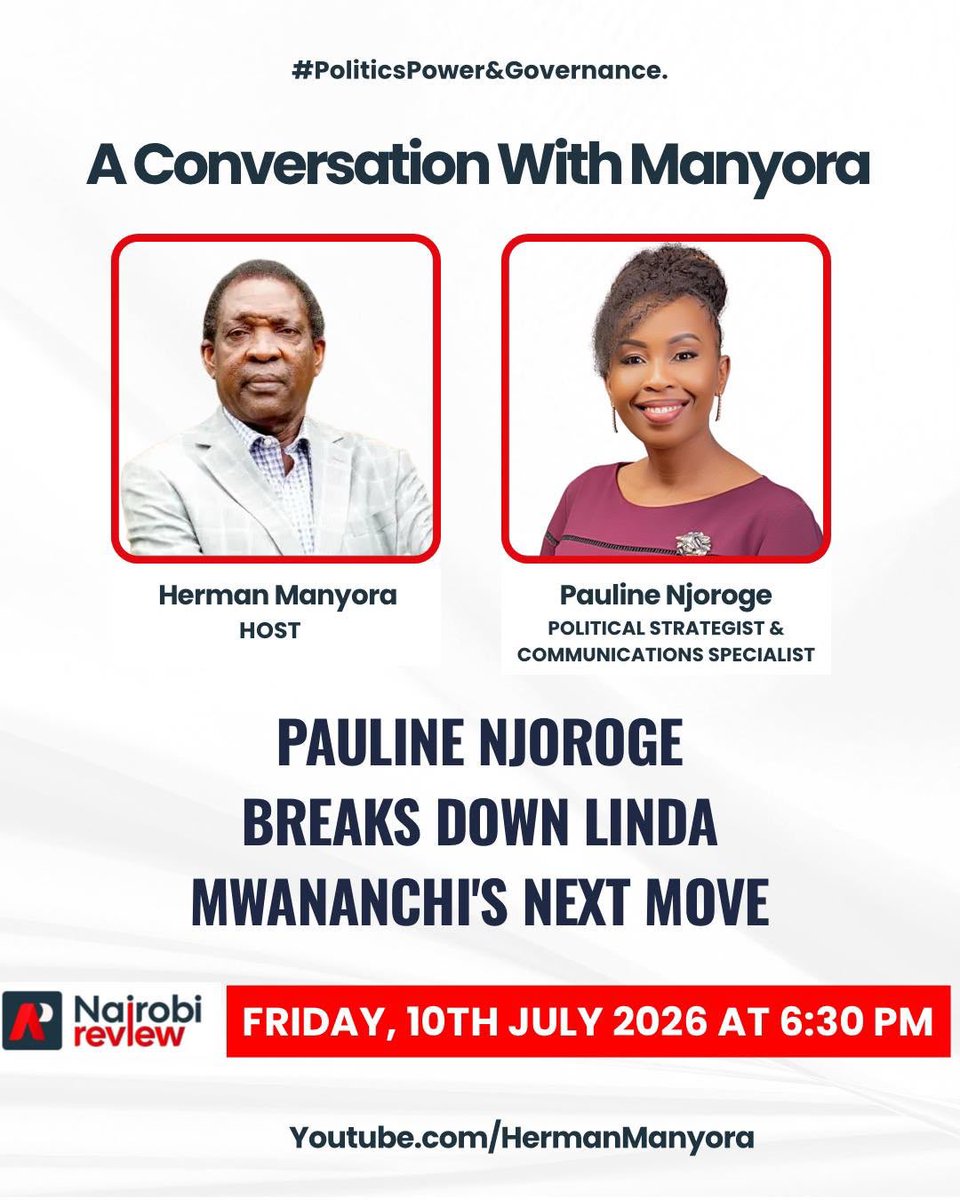 paulinenjoroge's tweet photo. Watch the interview on YouTube from 6:30pm today… https://t.co/Bc8smliTJs