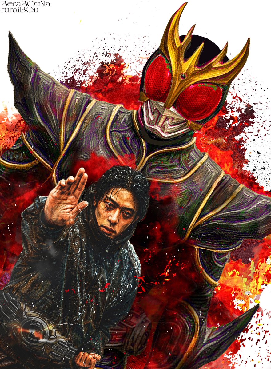 obakelope0530's tweet photo. 笑顔を守り、笑顔を失う。

#仮面ライ���ークウガ
#オダギリジョー #FANART https://t.co/0PXjByNvPi