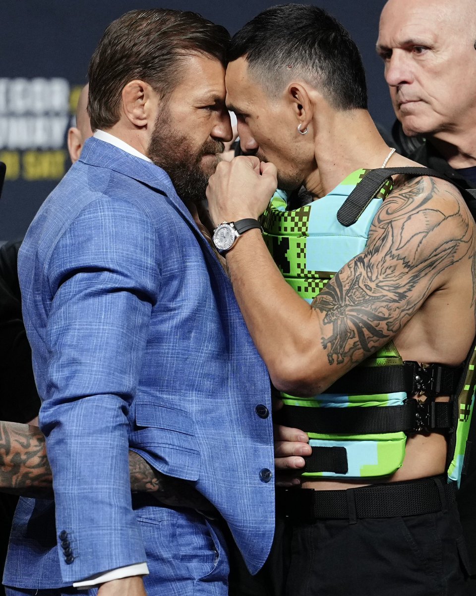 UFCEurope's tweet photo. BIG FIGHT FEELS 🥶 🤩

How good was that #UFC329 Press Conference last night?! https://t.co/62qSmefIXe