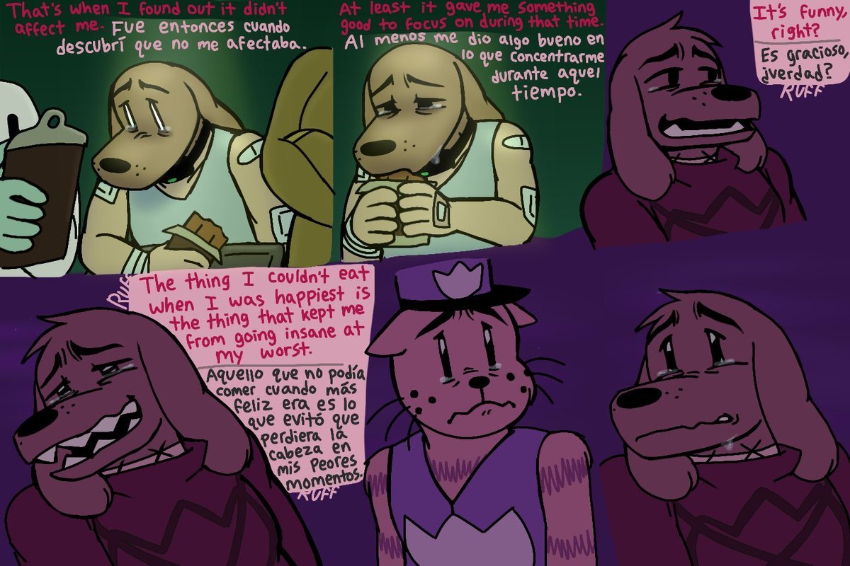 Papurtles's tweet photo. 1/2  [ more below ]
 
🍫 Chocolate #2 🍫 Backstory 

#dogmanau #deteyfanart swap au https://t.co/Wmm4xRV6x5