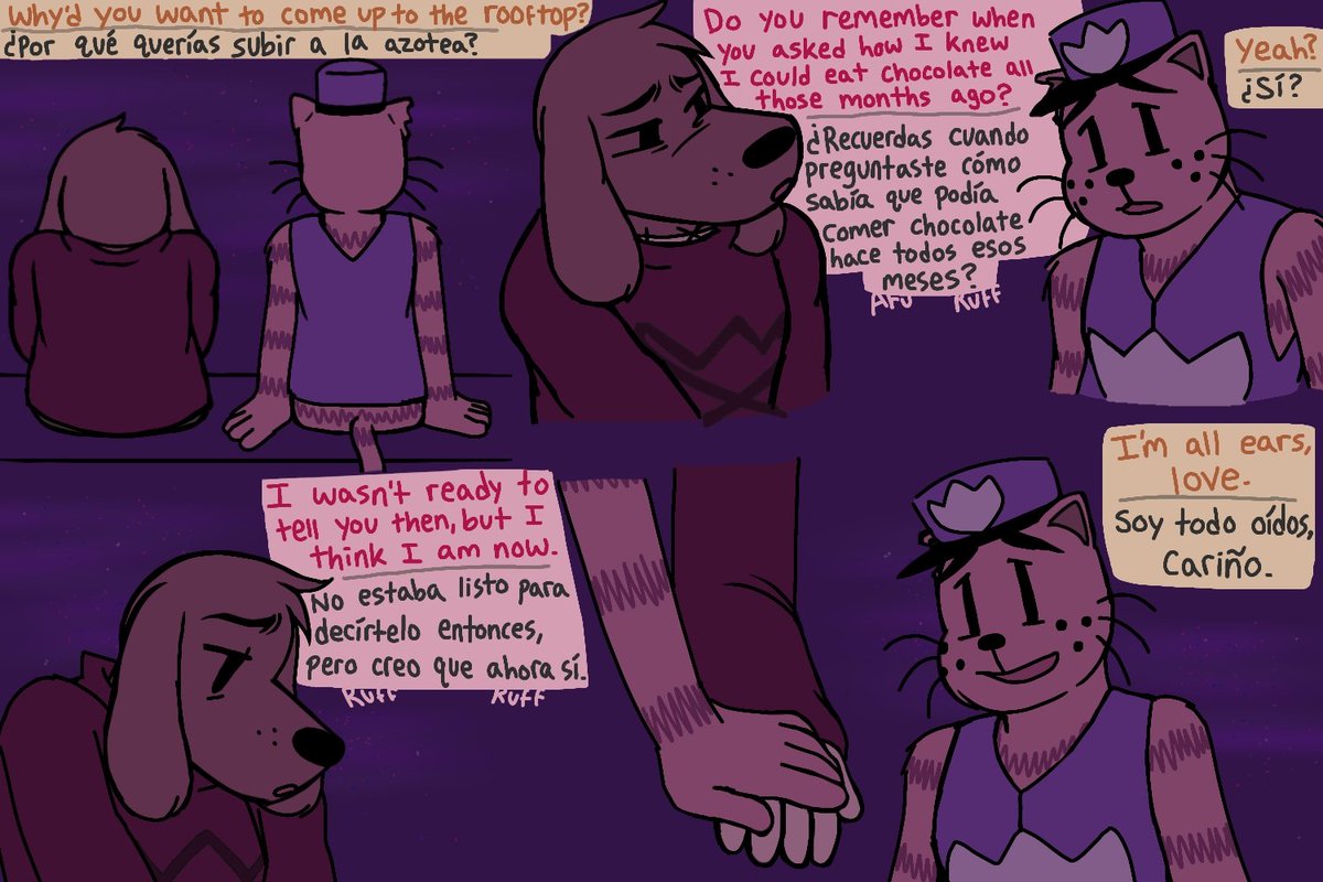 Papurtles's tweet photo. 1/2  [ more below ]
 
🍫 Chocolate #2 🍫 Backstory 

#dogmanau #deteyfanart swap au https://t.co/Wmm4xRV6x5
