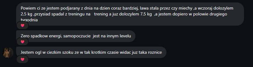 Testosteryk's tweet photo. Plan treningowy masz. Dietę masz. 
A sylwetka stoi w miejscu, siła nie rośnie i zaczynasz myśleć, że to kwestia genów.

To nigdy nie była kwestia "genów". To kwestia paliwa które wybierasz.

Organizm to nie kalkulator. Nie widzi samych kalorii. Kluczowe jest to, czy ciało działa w trybie awaryjnym — czy ma odpowiednie zasoby, żeby funkcjonować w wysokim stanie wydajności.

Kiedy cztery filary grają razem — trening z sensem, regeneracja, jakościowa dieta i nawyki wspierające — organizm przestaje się bronić i przechodzi w tryb budowania. Tłuszcz schodzi jako skutek uboczny, a siła rośnie. 

Większość ludzi optymalizuje jeden filar i ignoruje resztę. Trzy lata walki z własnym ciałem to często trzy lata pomijania fundamentu.

Waga to tylko waga. Na zmianę sylwetki trzeba patrzeć w szerszym kontekście 

Jeśli masz energię — masz zdolność do adaptacji.
Jeśli masz zdolność do adaptacji — masz przewagę.
Reszta ogranicza się do konsekwencji.

W Imperium uczę dokładnie tego — jak postawić wszystkie cztery filary i wyjść z trybu awaryjnego, żeby redukcja stała się skutkiem ubocznym naprawionego fundamentu, a nie celem samym w sobie.
