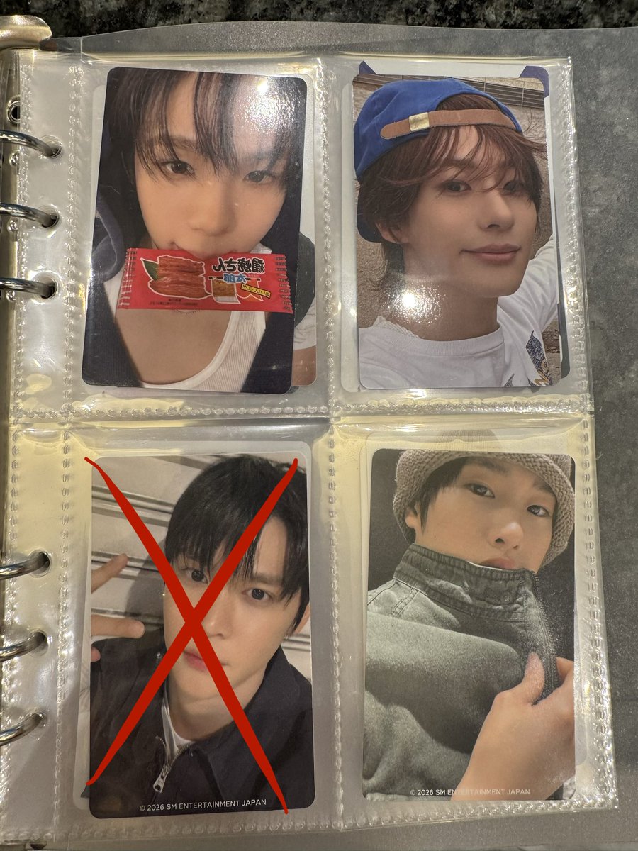 jun_world17's tweet photo. RIIZE 福岡 ペンミ 交換
譲 画像のランダムトレカ、ソヒの購入特典
、アルバム購入特典(ショウタロウ、アントン)

求 ウンソク 同異種 問いません

マリンメッセ会場にて交換可能です!!

お声がけください🙇‍♀️

#RIIZE 
#福岡 
#交換
#ペンミ
#ウンソク https://t.co/TM9v7NYDc6