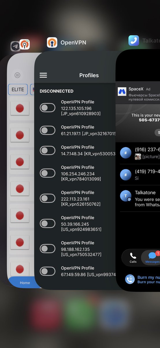 El_Patr0n2's tweet photo. Another quick tip for today, Talkatone Tut💥
Download OVPN lite and OpenVPN. Connect to Japan and set your phone time to Osaka Japan, sign up using a new Gmail and enjoy ✨
Drop ss if e work out for you 👇🏻 https://t.co/IM6L7fxV46
