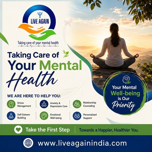 LiveAgainIndia1's tweet photo. 📷 Your Mental Health Matters 📷
Taking care of your mental health is one of the most important investments you can make in yourself. Every step toward healing, self-care, and emotional well-being is a step toward a happier, healthier life.
#MentalHealth #MentalWellbeing https://t.co/L6Nsadfa9l