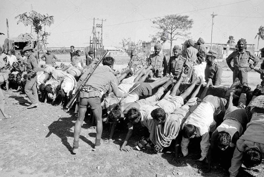 9pravind's tweet photo. A day without humiliation is a day wasted for porkistani halala ka paidaish.

1971 yaad hai ya yaad dilau bsdkk?

imagine pakistani women watching how brave and strong pakistani men are: https://t.co/tj4JdURczY