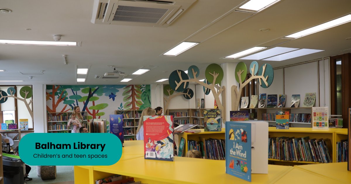 wandbc's tweet photo. Did you know some of our libraries are certified Cool Spaces? ❄️

Wandsworth Town, Earlsfield, Southfields and Northcote all have air-conditioning, plus Balham Library's children's and teen spaces upstairs 📚

Check out the Cool Space map for more info:
https://t.co/lIn4yLQSBb https://t.co/uLyqJEaKKI