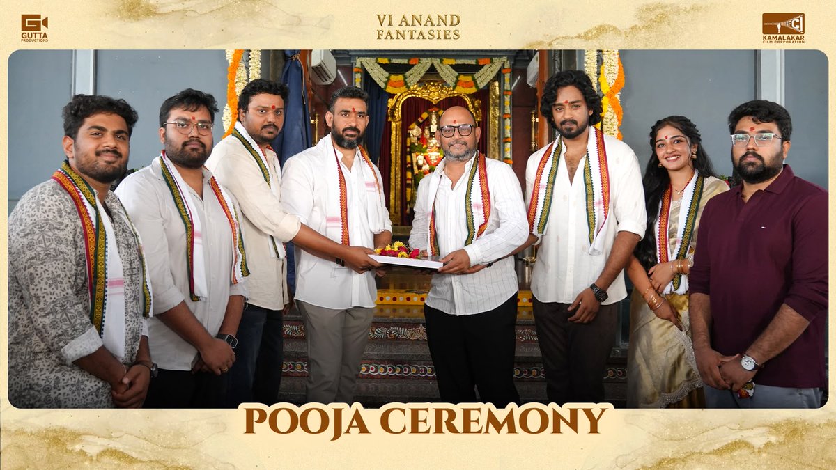 UrsVamsiShekar's tweet photo. A brand new world 
A brand new adventure 
And a brand new #RoshanKanakala 😍💫

Is Gearing up for a cinematic ride unlike Telugu cinema has never seen before ❤️

🌟ing @roshankanakala & Gahazy

Screenplay, Dialogues & Direction: @vijaykkamisetty
Story: @Dir_Vi_Anand
Producers: @_balajigutta @koushikreddyoo7
@a_varala94 @chotakprasad @gtharunreddy3 @brahmakadali @bandibhaskar @UrsVamsiShekar @guttaprods & @kfc_films