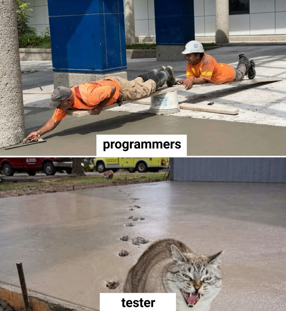 RyanEls4's tweet photo. Testers are built differently 😂 https://t.co/N7vys1Nh3R