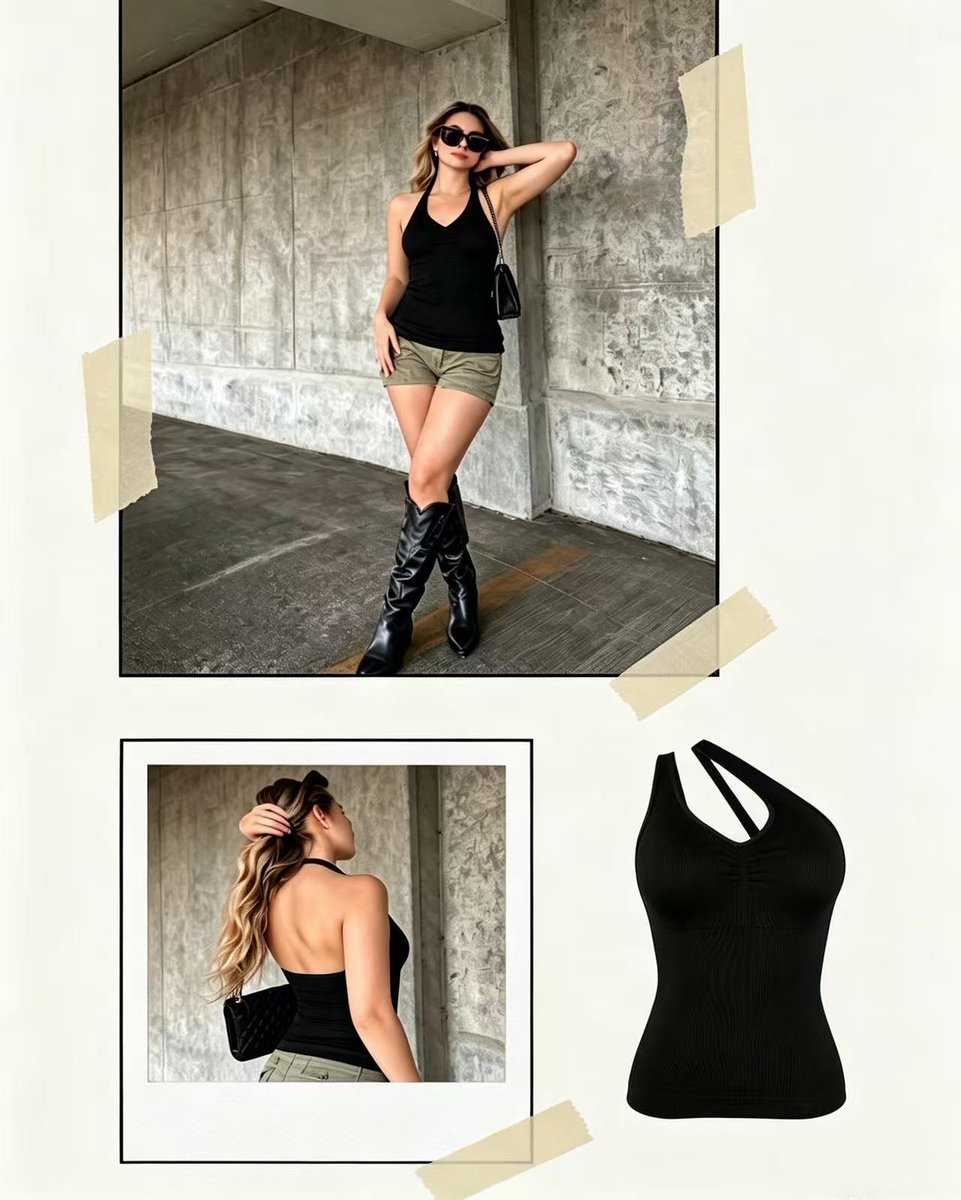 joyshaper's tweet photo. The Halter Top You'll Wear on Repeat.☀️
Light tummy control. Seamless comfort. Dress it up
or keep it casual—it's made for every summer plan✨
#Shapewear #Joyshaper #SummerConfidence #HalterTop #TummyControl #Seamless https://t.co/4YdjroTVxx