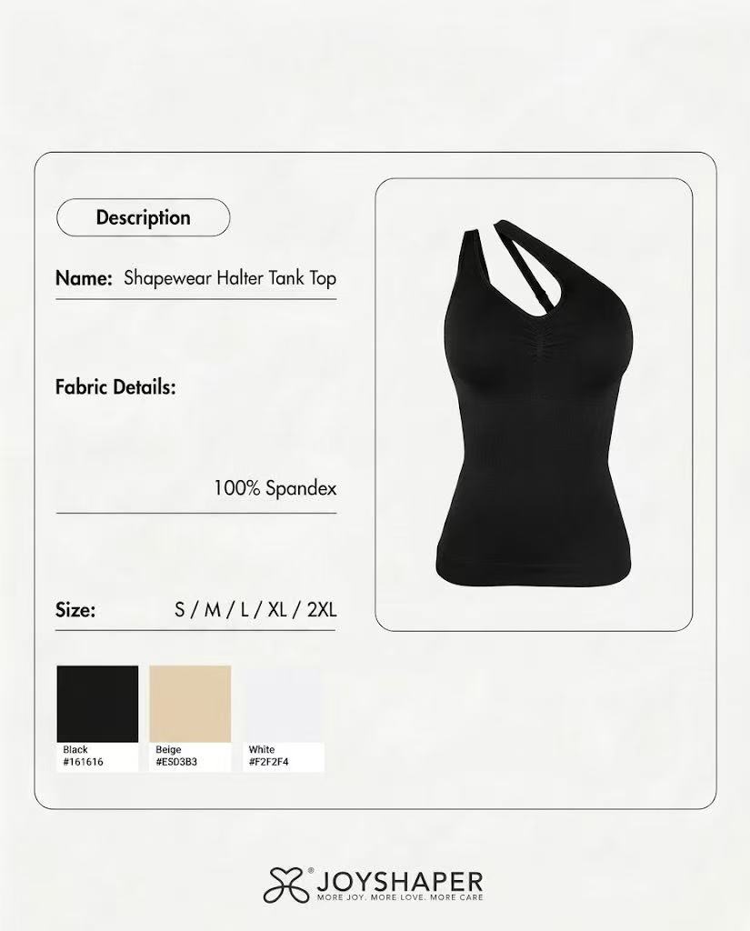 joyshaper's tweet photo. The Halter Top You'll Wear on Repeat.☀️
Light tummy control. Seamless comfort. Dress it up
or keep it casual—it's made for every summer plan✨
#Shapewear #Joyshaper #SummerConfidence #HalterTop #TummyControl #Seamless https://t.co/4YdjroTVxx