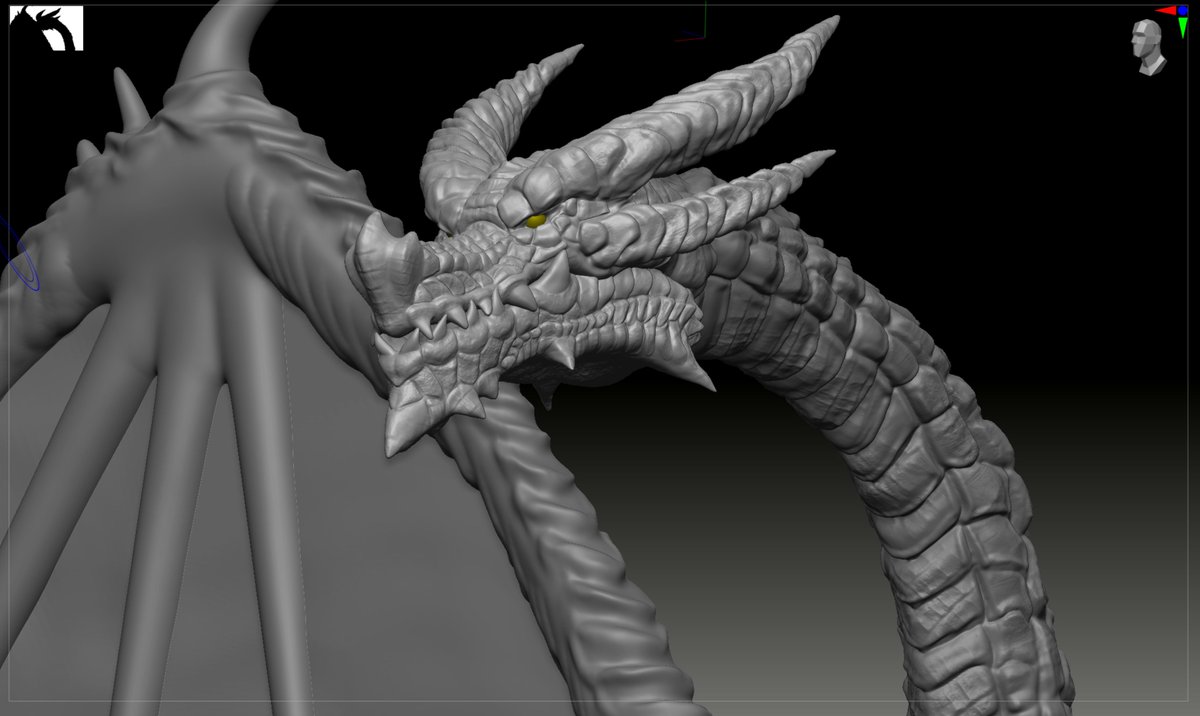 Zkunkun28's tweet photo. 初めてのクリーチャー
#Zbrush   #3DCG https://t.co/x3RWsfZcij