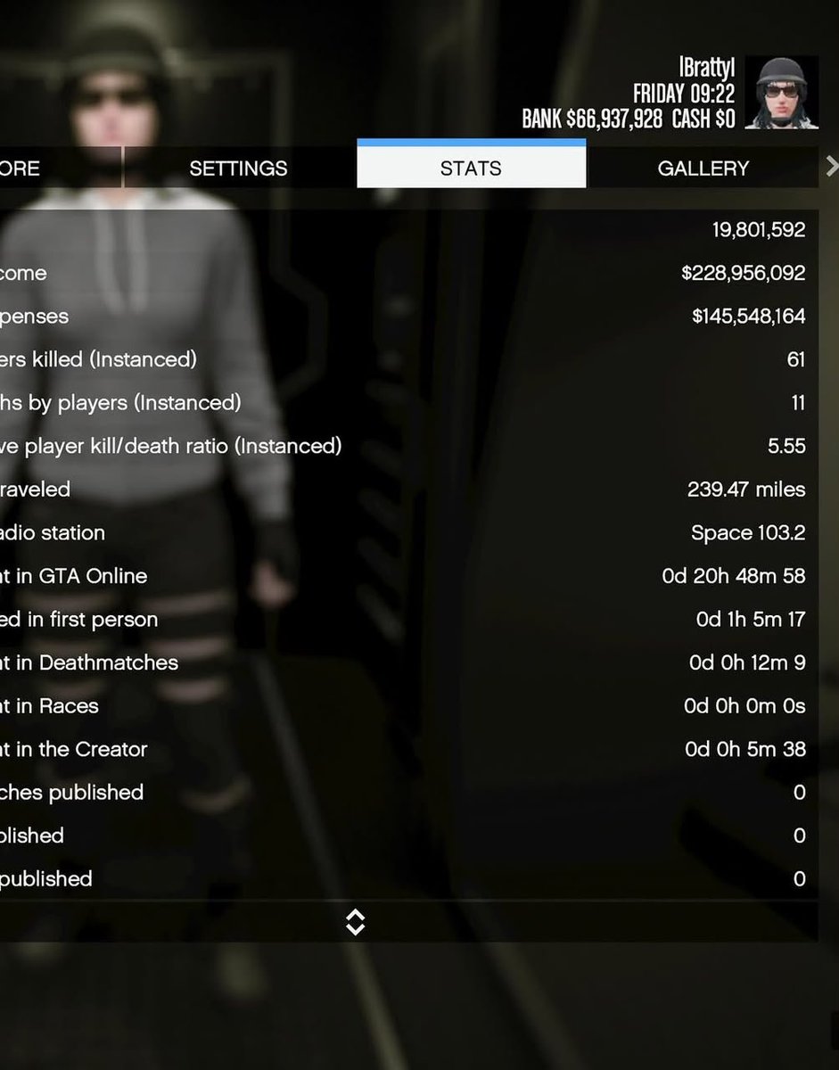 Modded_servic's tweet photo. PS5
Female
Level 150
66 Million Cash
5.55 K/D (Not Frozen)
Research 21/51
9 Deluxos
Mk2 Oppressor Bare Properties
Safe
Moddedoutfits
Free ID change
Region:
C/O:??
BIN
MESSAGE ME PRIVATELY IF INTERESTED โ
#LEGIT #PS5 #PS4 #XBOX #playstation #xboxseriesX #gtav #gtamodded #pc https://t.co/5CaEIPsvOp