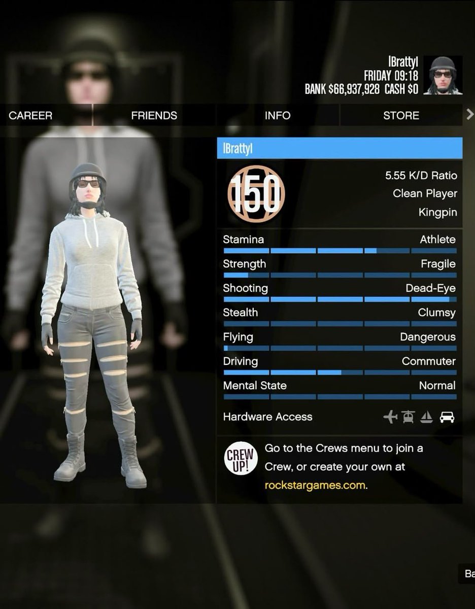 Modded_servic's tweet photo. PS5
Female
Level 150
66 Million Cash
5.55 K/D (Not Frozen)
Research 21/51
9 Deluxos
Mk2 Oppressor Bare Properties
Safe
Moddedoutfits
Free ID change
Region:
C/O:??
BIN
MESSAGE ME PRIVATELY IF INTERESTED โ
#LEGIT #PS5 #PS4 #XBOX #playstation #xboxseriesX #gtav #gtamodded #pc https://t.co/5CaEIPsvOp