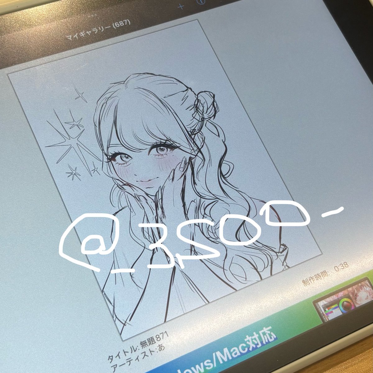 _3SOO_'s tweet photo. 久しぶりにお絵描きできた♪ https://t.co/1pXnEmvgA9