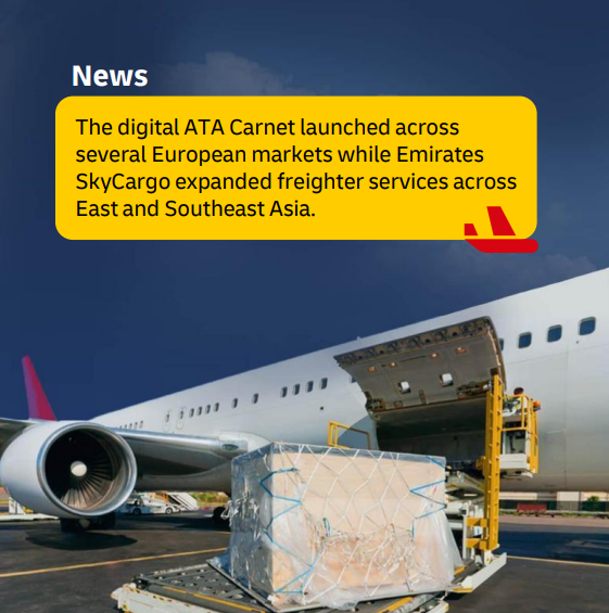 dhl_forwarding's tweet photo. 📦 Capacity increased 3% year over year globally, supported by 7% freighter growth, while passenger belly capacity fell 2%. 

📈  Rates remained elevated, with spot rates up 47% vs. last year as capacity constraints, fuel costs &amp; market uncertainty continued to support pricing. https://t.co/WJwiEkLXgQ