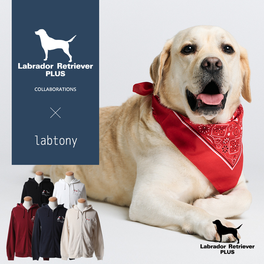 labtonyさんとのコラボアイテムが 大好評予約受付中🐕🐾 ZIPパーカーは
