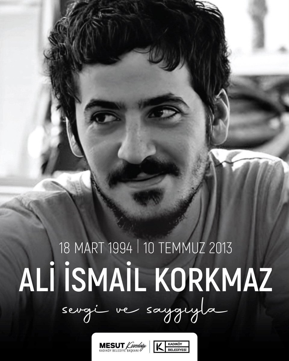 mesutkosedagi's tweet photo. Düşlerinde özgür dünyalar kuran Ali İsmail Korkmaz’ı, aramızdan ayrılışının yıl dönümünde sevgi ve saygıyla anıyorum. 

Mücadelesi ve hatırası, adalet arayışımızın sönmeyen ışığı olarak hep bizimle kalacak. https://t.co/vAww0GUonH