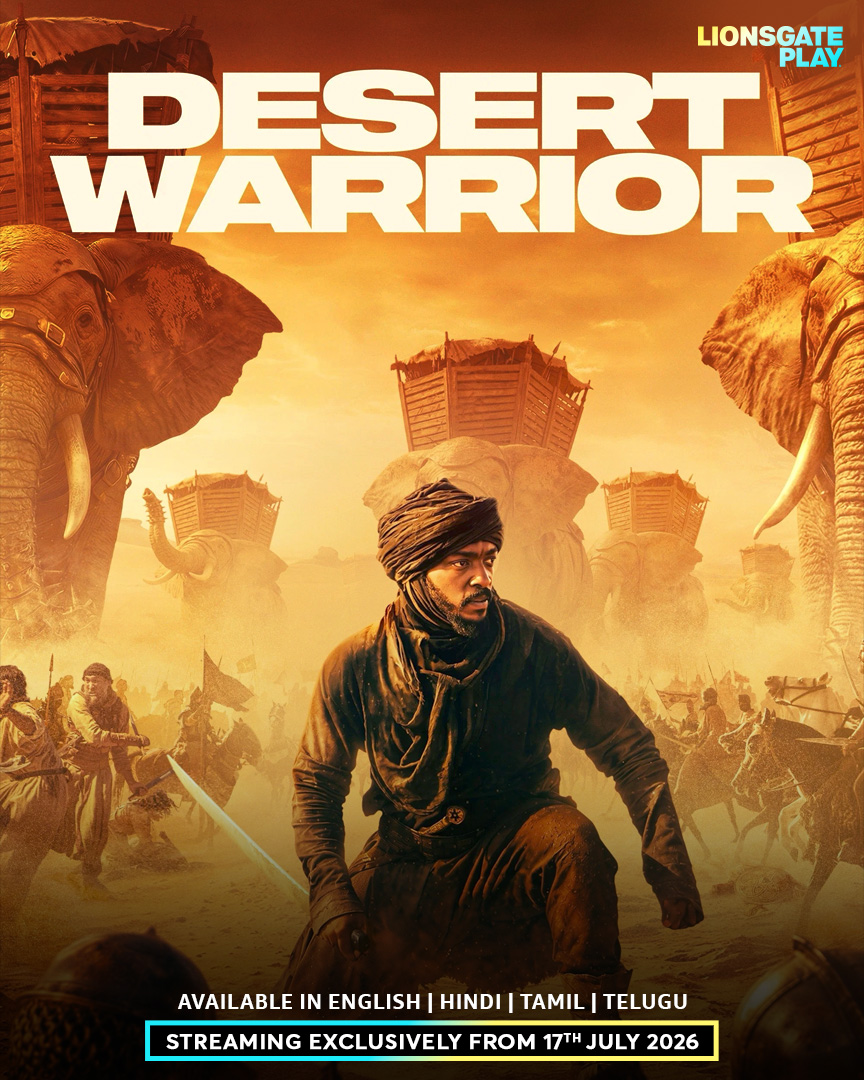 lionsgateplayIN's tweet photo. An honorable bandit, a fugitive princess, and a relentless empire- this is going to be a visual treat! #DesertWarrior arrives on Lionsgate Play on July 17th! #lionsgateplayIndia https://t.co/H327yvTK42