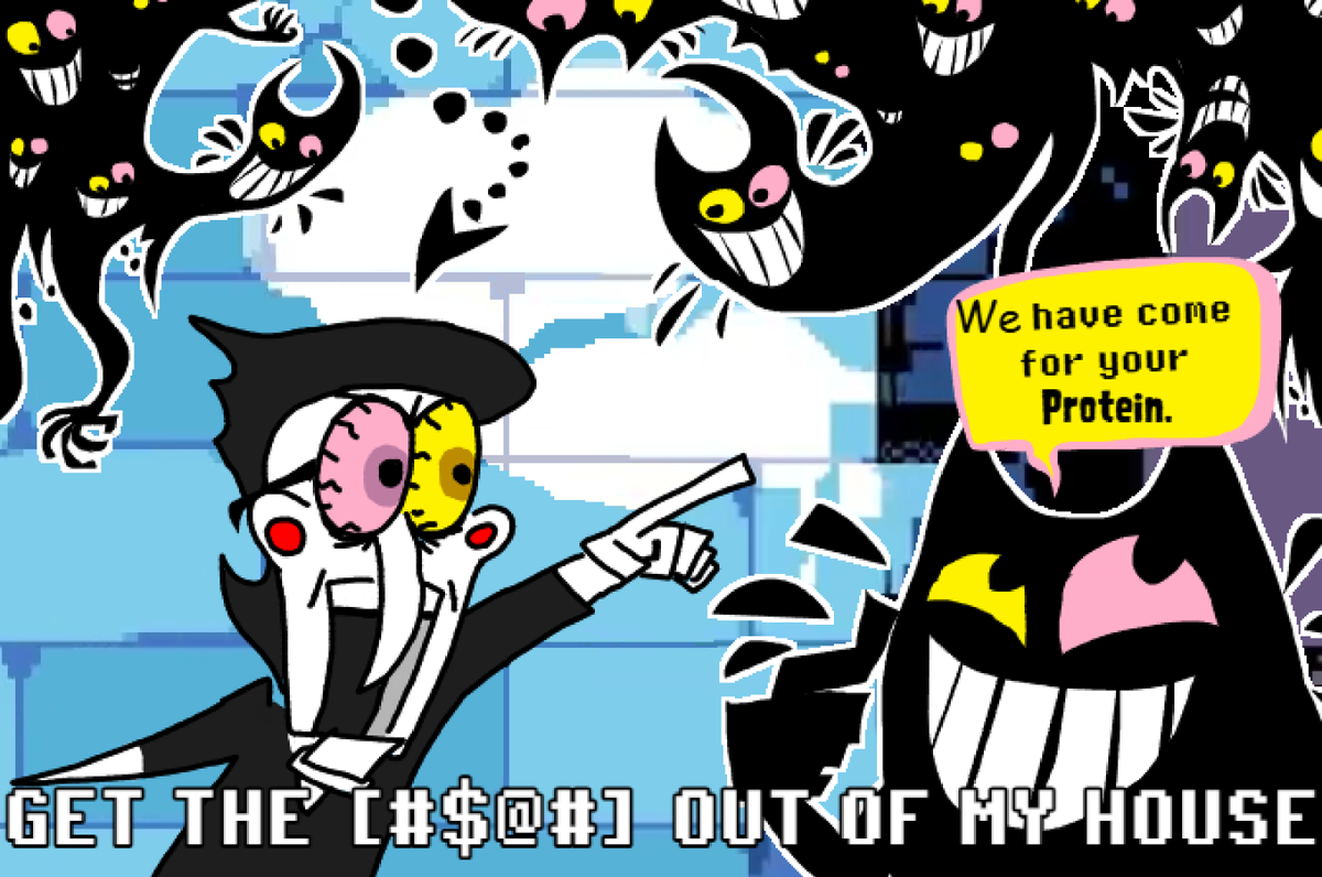 _That_Boi_'s tweet photo. Protein
#DELTARUNE https://t.co/Wdg6gy3sOu