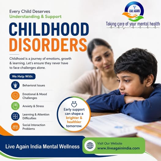 LiveAgainIndia1's tweet photo. 📷 Every Child Deserves Understanding &amp; Support 📷
Childhood is a time of learning, growth, and discovery. When emotional, behavioral, or learning challenges arise, early support can make a lasting difference in a child's future.
📷 https://t.co/p4OPH3XA60
#ChildMentalHealth https://t.co/n9nZVzj58M