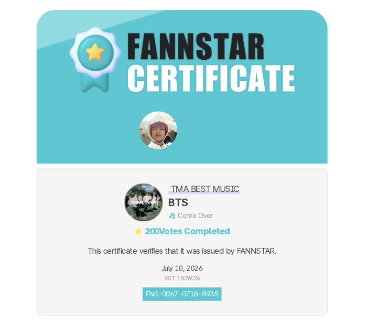 koovktae's tweet photo. 📢 VOTING REMINDER ‼️

🚨 Use 200 Regular Stars &amp; 40 Video Votes daily.

⭐ ONLY use 200 Stars unless a mass voting is announced.

🎯 Also prioritize collecting G+points as that will be used in order to vote for TMA 2026 Daesang and other major awards. https://t.co/VXFFFqteGl