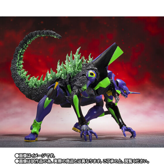tokusatufig's tweet photo. 【ゴジラ対エヴァンゲリオン】S.H.MonsterArts「エヴァンゲリオン初号機 “G”覚醒形態」可動フィギュア

【予約開始】
価格17,600円（税込）
2026年12月発売予定
https://t.co/lv3UuabziV
 #エヴァンゲリオン #ゴジラ #SHMonsterArts https://t.co/MuH2z9i2lN