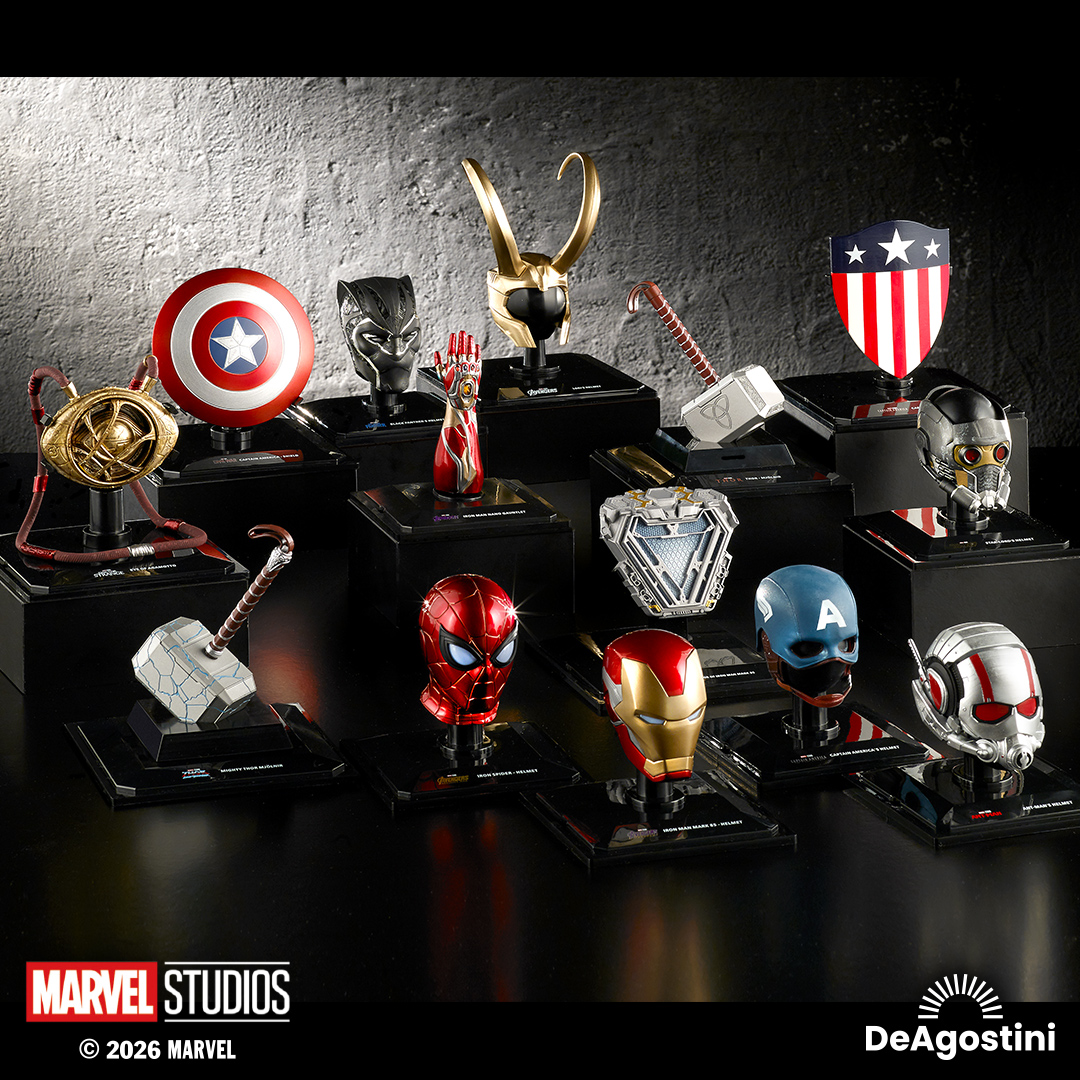 Deagostinijp's tweet photo. ＼MARVELアイテム100種がアッセンブル／

🦸‍♂️100種のマーベル登場アイテムを精巧にモデル化
🛡️ABS樹脂とメタルのハイブリッドで質感まで再現
🕸️ファン必読の情報満載のマガジン

毎号集めて自分だけのMARVEL博物館を作ろう！
『マーベル・ムービー・ミュージアム』
創刊号特別価格990円🔥