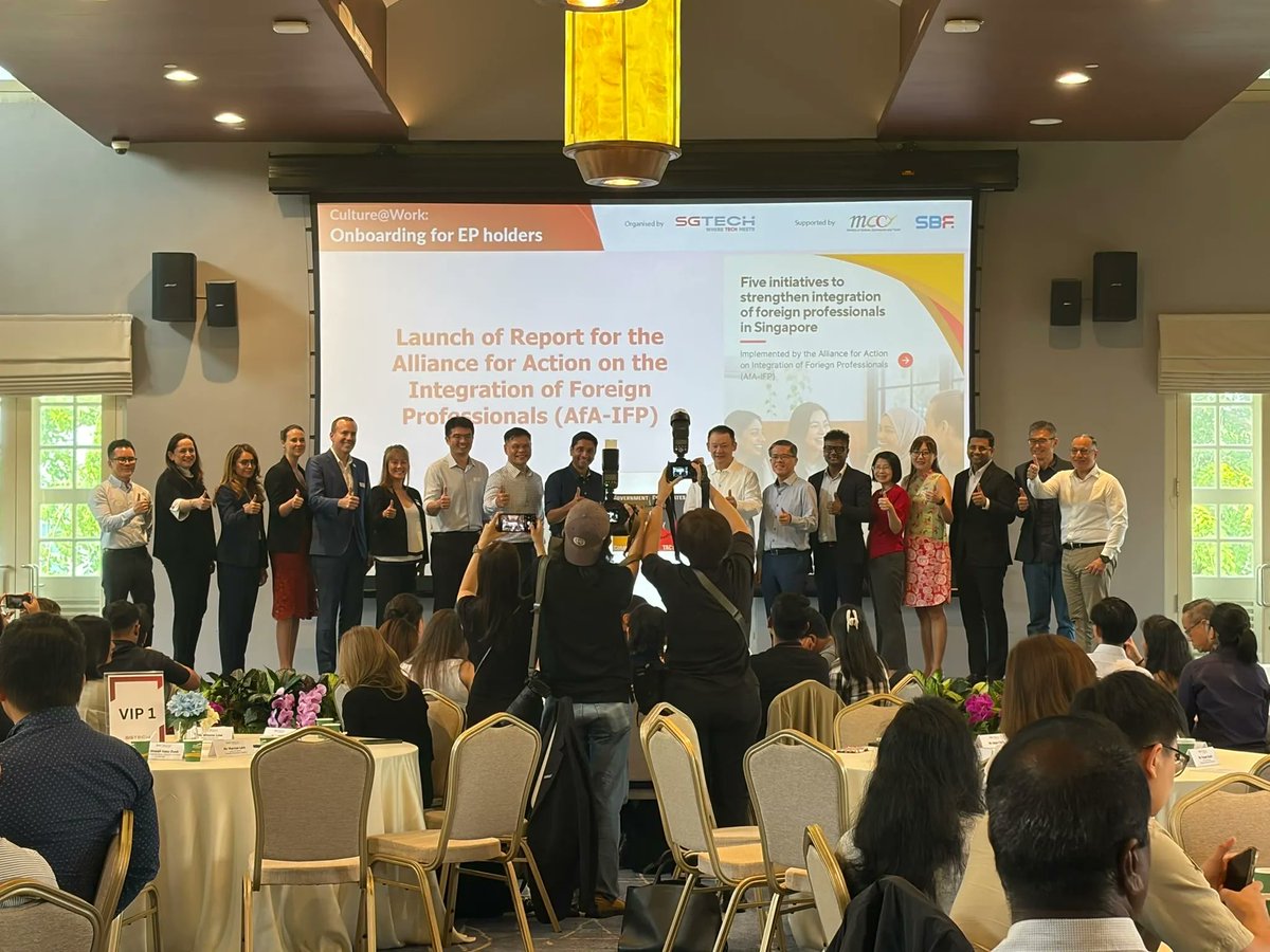 iSprintInnov's tweet photo. Proud to support the inaugural Culture@Work: Onboarding for EP Holders workshop by @SGTechSocial , promoting workplace integration and a stronger, more inclusive tech ecosystem in Singapore.
Read more: https://t.co/pSgQ76JnxK
#iSprint #SGTech https://t.co/Xwn0fqE86Q