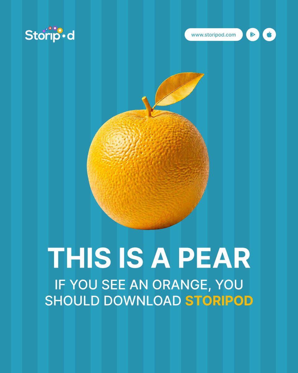 storipodApp's tweet photo. If you saw an Orange, your imagination is already working overtime.
Turn those ideas into stories on Storipod and if you want, earn from your writing too.
What’s the most random thing that’s ever inspired one of your ideas?
#Storipod #tgif https://t.co/SQXQj7zhTO