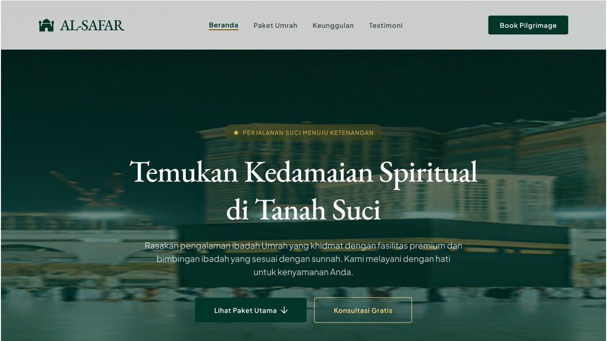KunciKode's tweet photo. Selesai pengerjaan proyek website Travel Umroh (Sistem Informasi &amp; Reservasi). Diselesaikan secara presisi, tepat waktu, dan disesuaikan penuh dengan alur atau diagram logika yang diminta dalam modul tugas klien.

Hubungi: https://t.co/X62sF01Qq2 #zonauang #zonajajan https://t.co/s7X0oynQzA