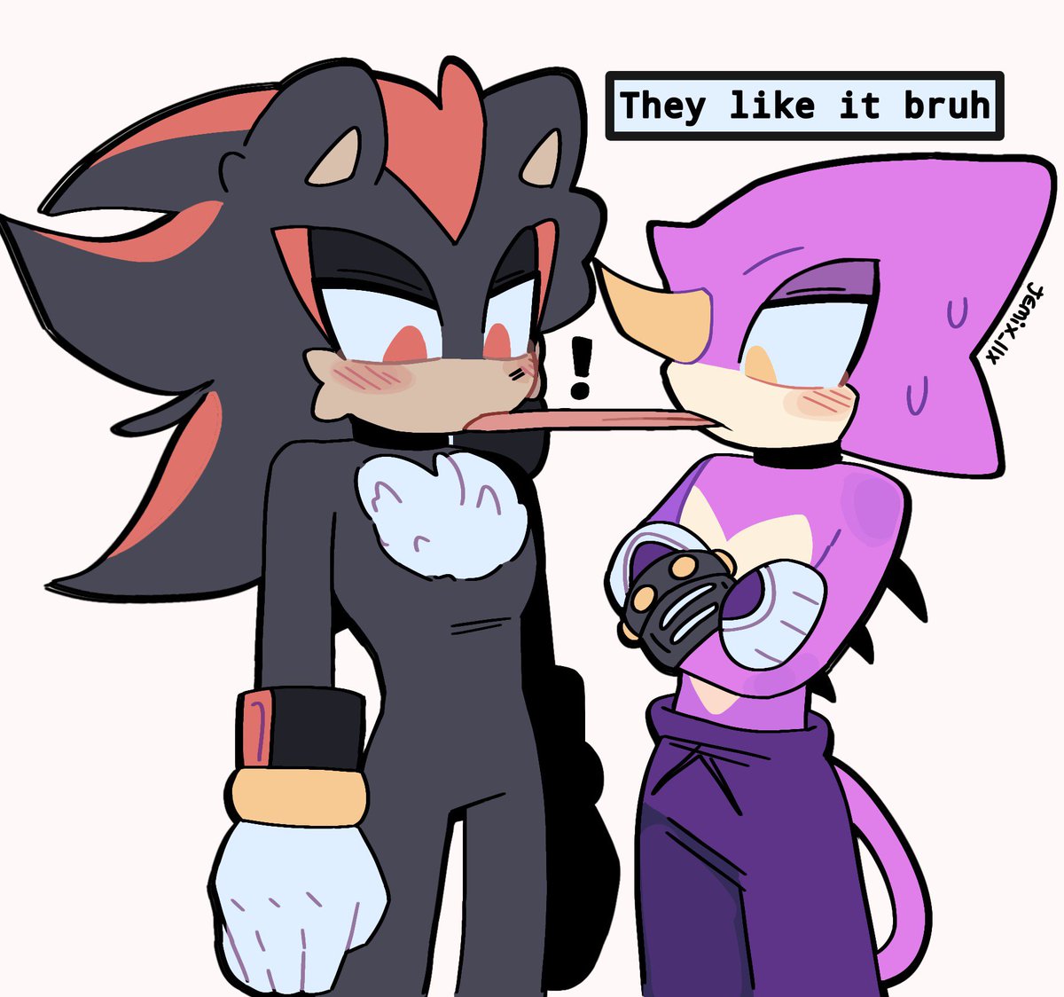 jemix_llx's tweet photo. I thought of something similar to this, but I don't know if it counts as a kiss :v #shadpio #shadespio #espiothechameleon https://t.co/nyrcFEr2P2