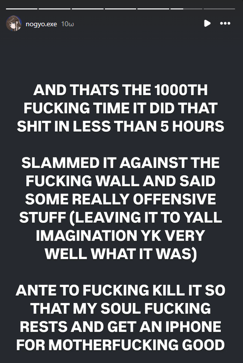 nogyotweets's tweet photo. I am done with that shithole OS.

I am waiting for it to finally die or just kill it myself and make the big switch once and for all. https://t.co/V27BcQrzF5